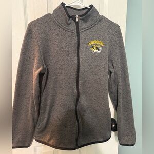 University of Missouri Gray Zip Jacket
